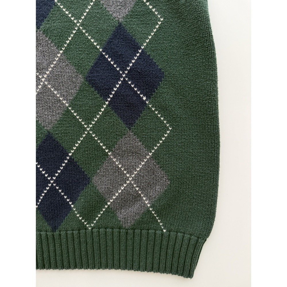 Vintage 90s Gap Argyle Sweater Vest Mens XL Preppy Academia Heritage Classic - Picture 3 of 6